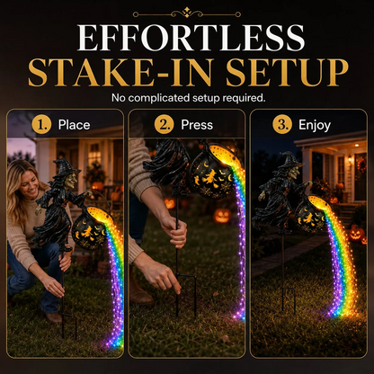 Early Halloween Special 50% OFF🎃Halloween Witch Cauldron Garden Light