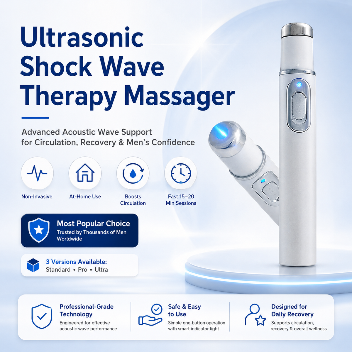 Handheld Shock Wave Massager