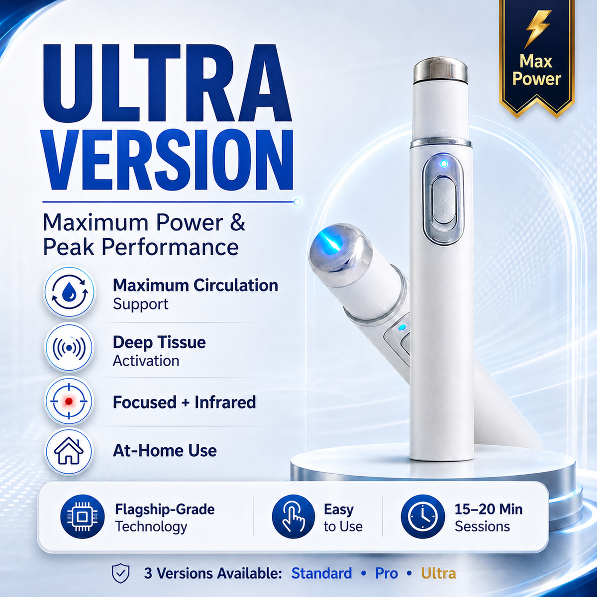 Handheld Shock Wave Massager