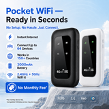 Pocket Wi-Fi device front and back