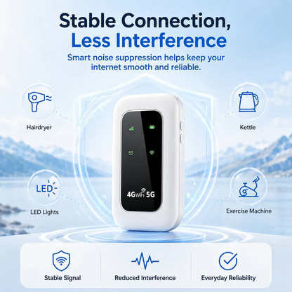Portable Wi-Fi signal graphic