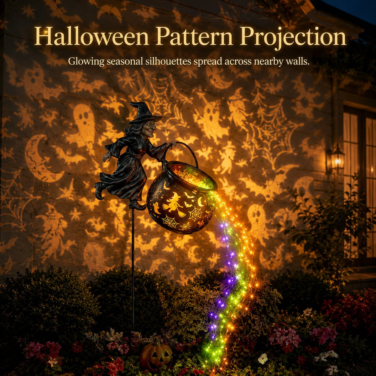 Early Halloween Special 50% OFF🎃Halloween Witch Cauldron Garden Light